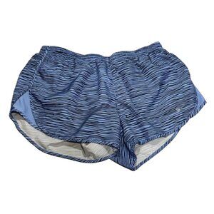 Nike Dri Fit Blue Striped Running Shorts